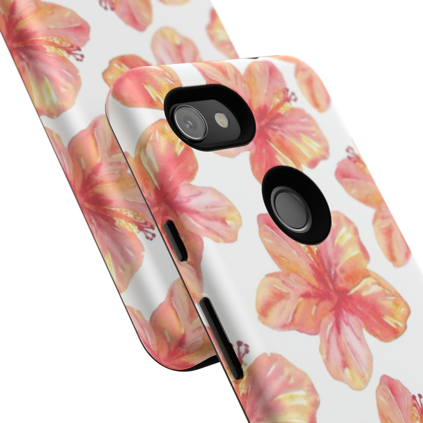 Tough Cases - Floral Phone Case, Tropical Hibiscus Design, Summer Accessory, Phone Protection, Gift for Her