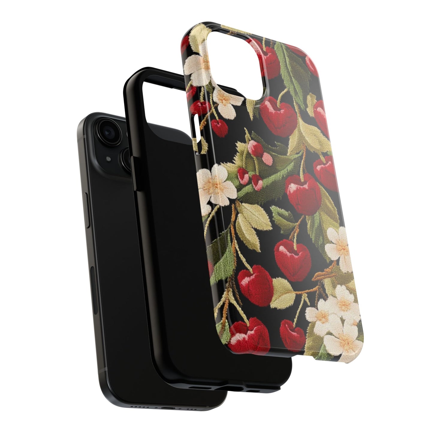 Charming Cherry Blossom Phone Case - Tough Phone Cases, Floral Accessories, Gift for Her, Durable Protection, Spring Vibes, Cute Design