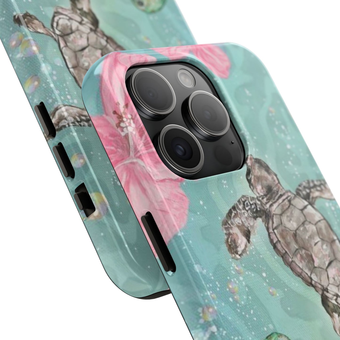Tropical Turtle Phone Cases – Vibrant Sea Life Design, Perfect for Nature Lovers, Gift for Birthdays, Ocean Enthusiasts, Eco-Friendly