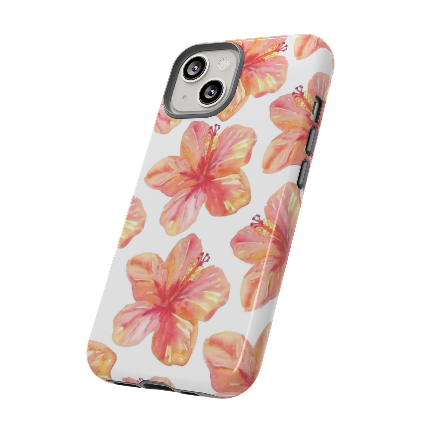 Tough Cases - Floral Phone Case, Tropical Hibiscus Design, Summer Accessory, Phone Protection, Gift for Her