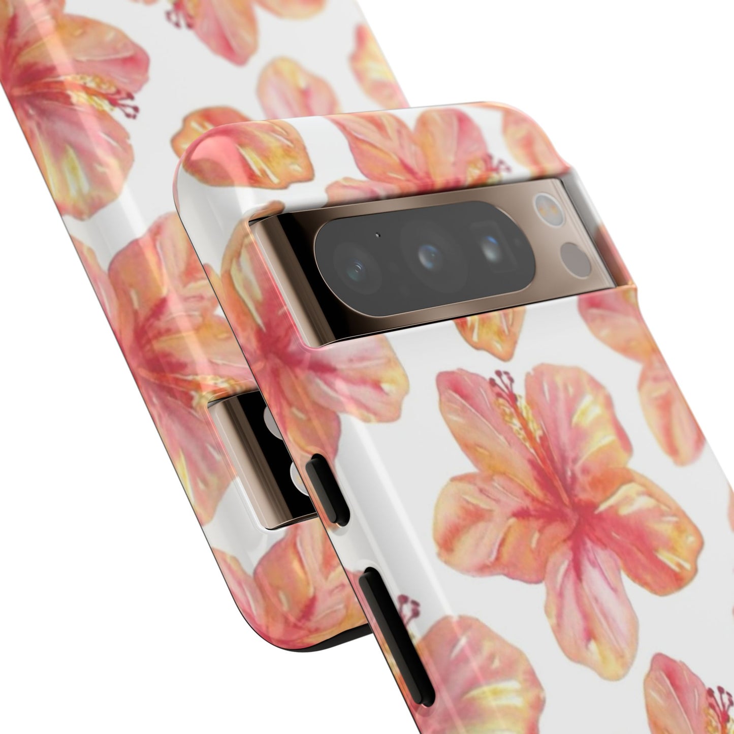 Tough Cases - Floral Phone Case, Tropical Hibiscus Design, Summer Accessory, Phone Protection, Gift for Her