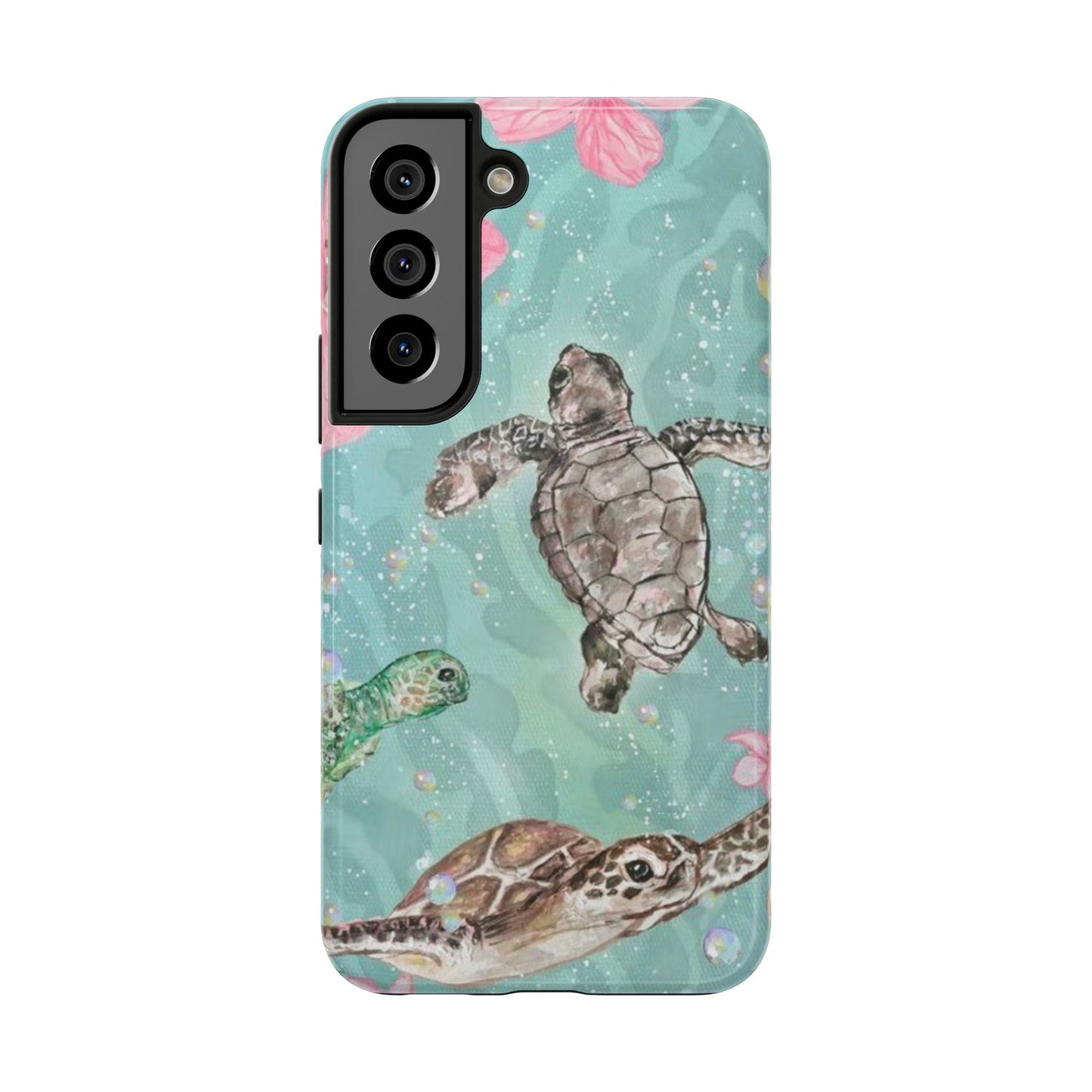 Tropical Turtle Phone Cases – Vibrant Sea Life Design, Perfect for Nature Lovers, Gift for Birthdays, Ocean Enthusiasts, Eco-Friendly