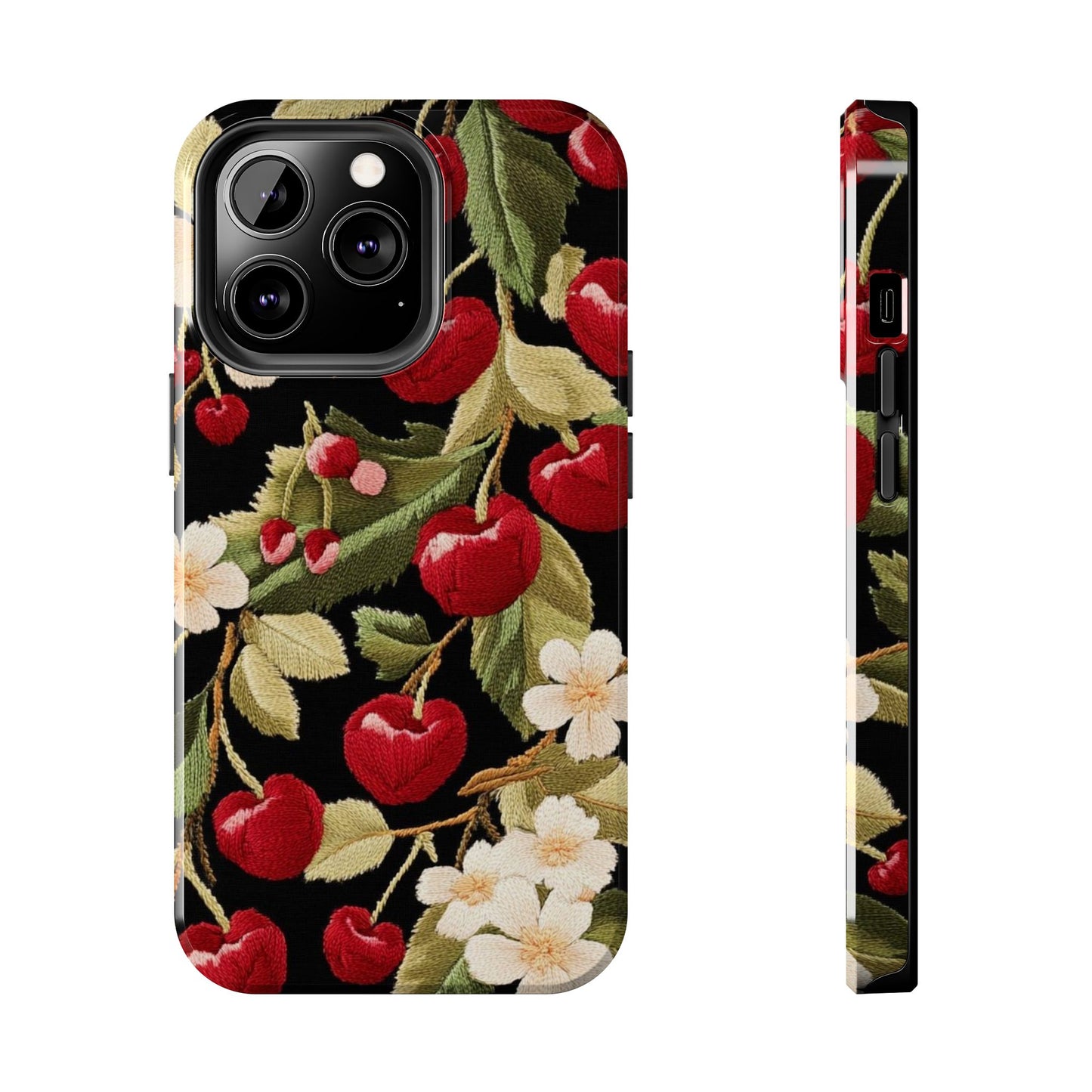Charming Cherry Blossom Phone Case - Tough Phone Cases, Floral Accessories, Gift for Her, Durable Protection, Spring Vibes, Cute Design