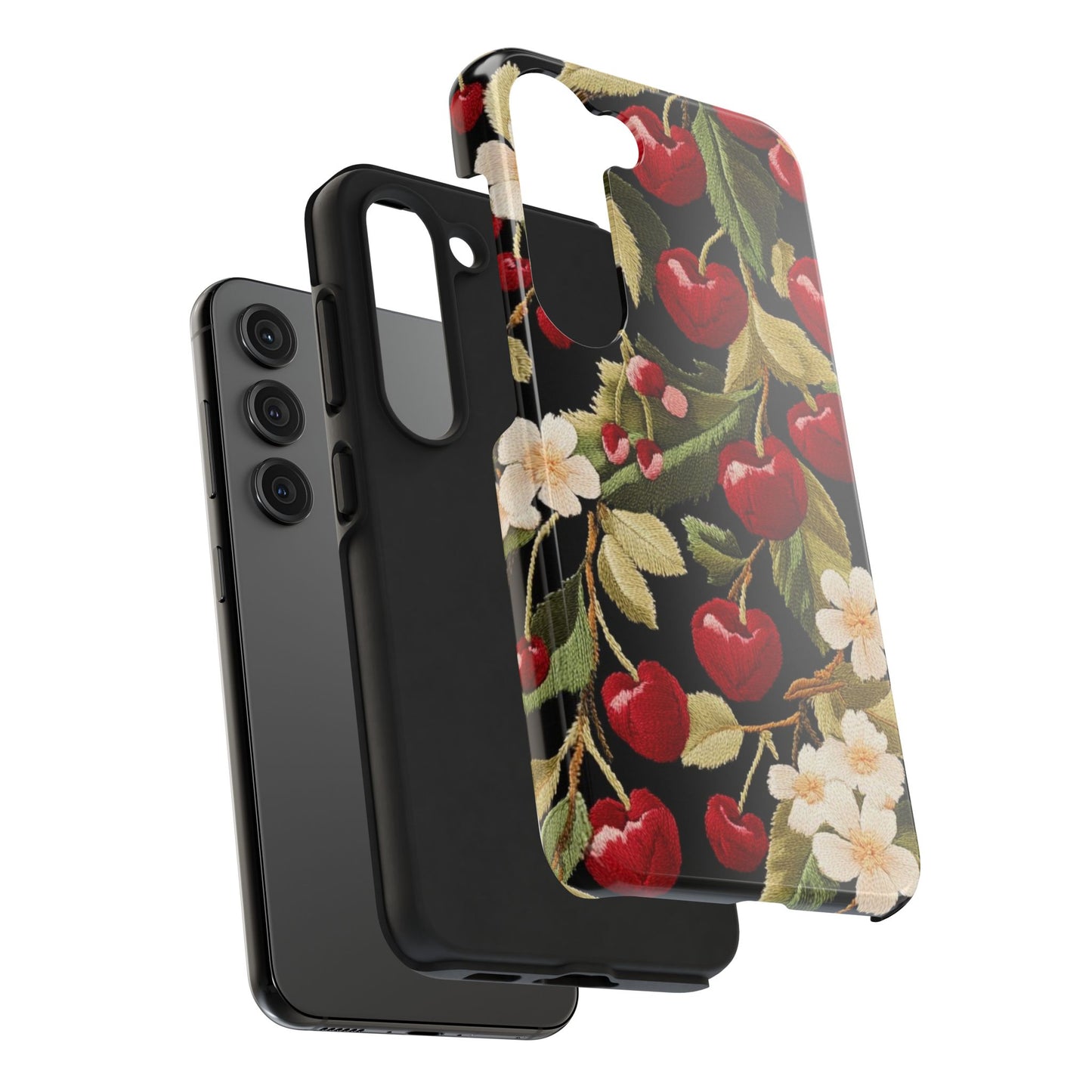 Charming Cherry Blossom Phone Case - Tough Phone Cases, Floral Accessories, Gift for Her, Durable Protection, Spring Vibes, Cute Design