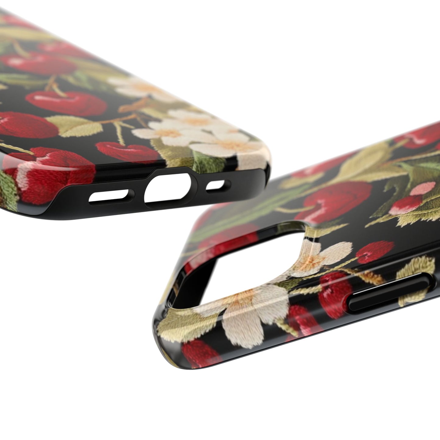 Charming Cherry Blossom Phone Case - Tough Phone Cases, Floral Accessories, Gift for Her, Durable Protection, Spring Vibes, Cute Design