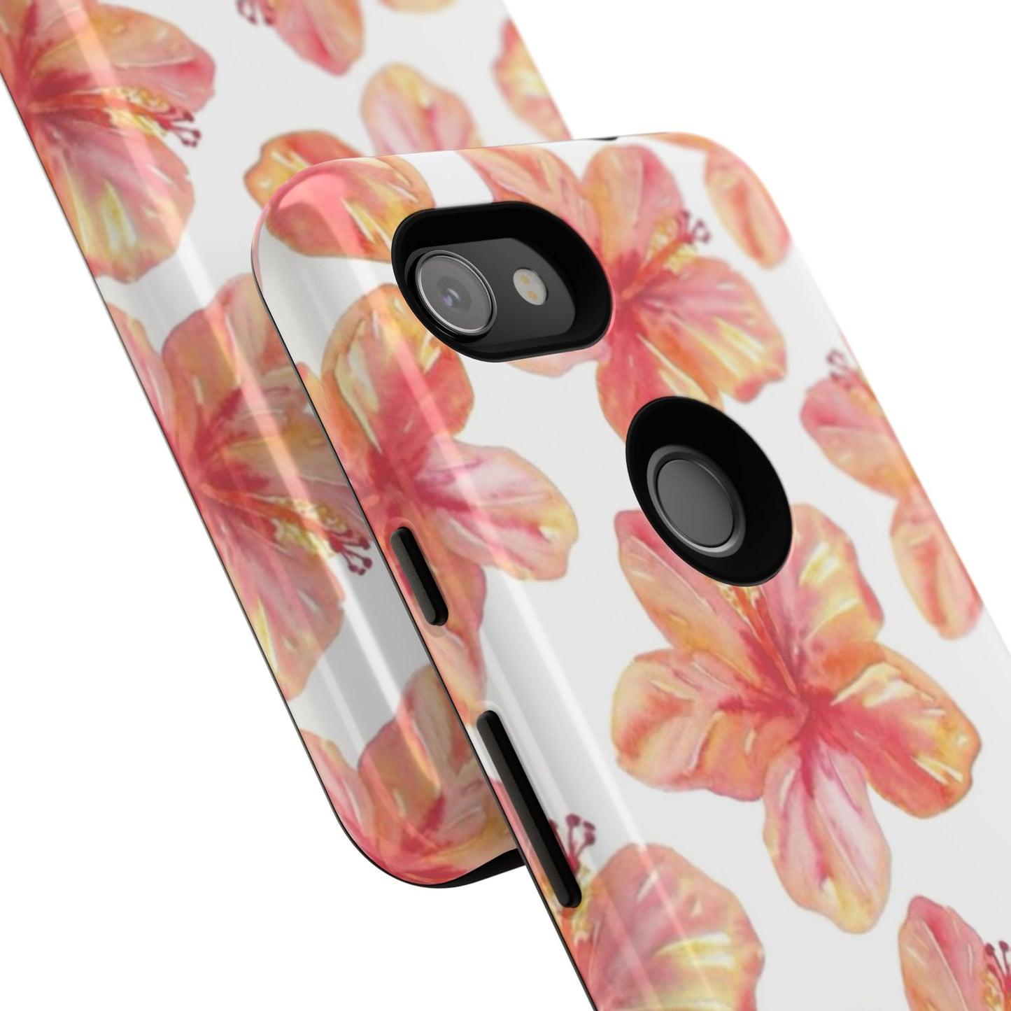 Tough Cases - Floral Phone Case, Tropical Hibiscus Design, Summer Accessory, Phone Protection, Gift for Her