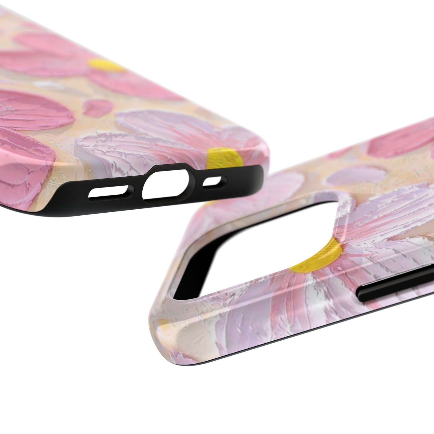 Floral Tough Phone Cases | Flower Design, Durable Protection, Gift for Women, Spring Accessory, Tech Lovers Present