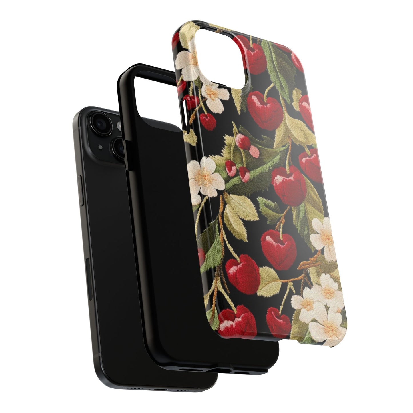 Charming Cherry Blossom Phone Case - Tough Phone Cases, Floral Accessories, Gift for Her, Durable Protection, Spring Vibes, Cute Design