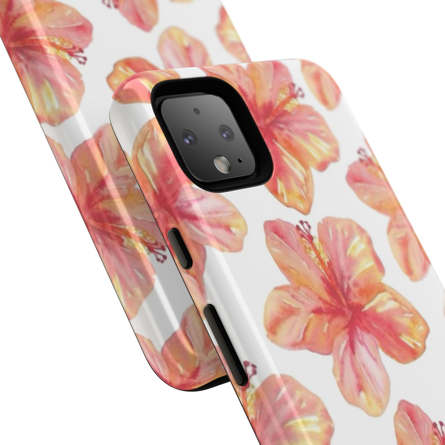 Tough Cases - Floral Phone Case, Tropical Hibiscus Design, Summer Accessory, Phone Protection, Gift for Her