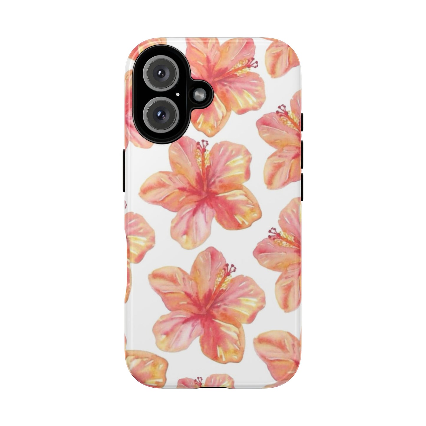 Tough Cases - Floral Phone Case, Tropical Hibiscus Design, Summer Accessory, Phone Protection, Gift for Her