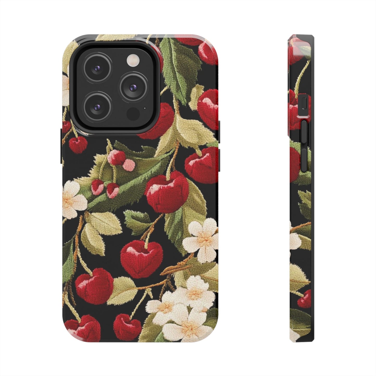 Charming Cherry Blossom Phone Case - Tough Phone Cases, Floral Accessories, Gift for Her, Durable Protection, Spring Vibes, Cute Design