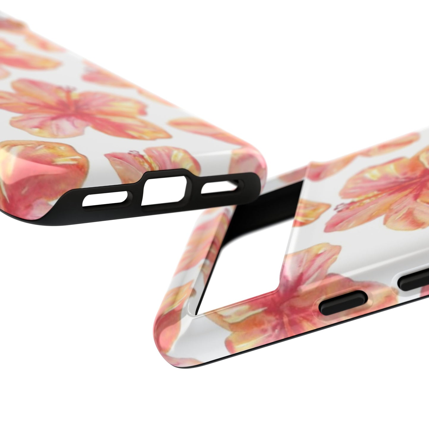 Tough Cases - Floral Phone Case, Tropical Hibiscus Design, Summer Accessory, Phone Protection, Gift for Her