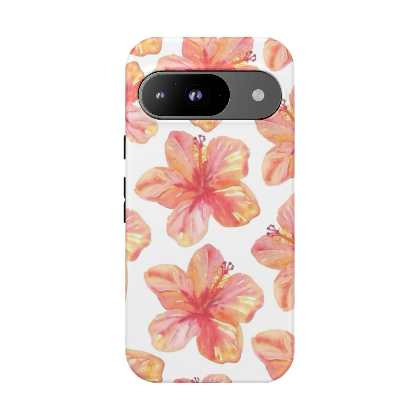 Tough Cases - Floral Phone Case, Tropical Hibiscus Design, Summer Accessory, Phone Protection, Gift for Her