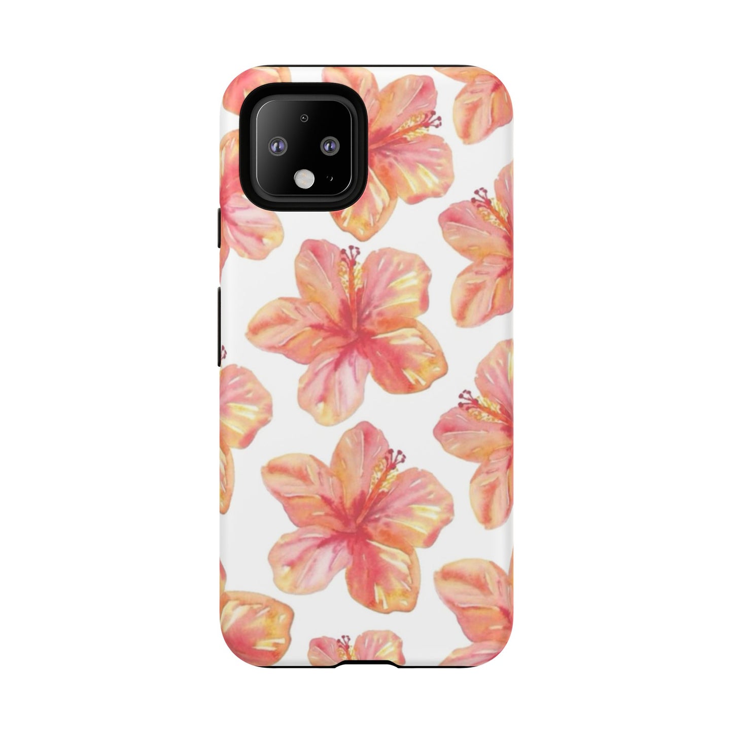 Tough Cases - Floral Phone Case, Tropical Hibiscus Design, Summer Accessory, Phone Protection, Gift for Her
