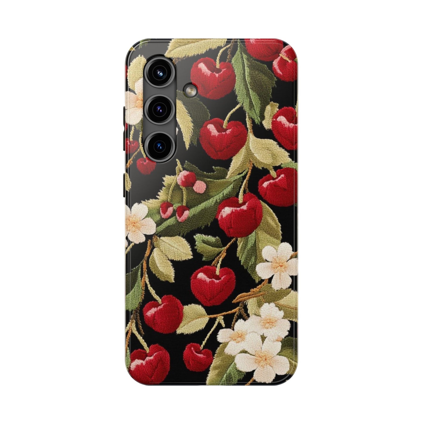 Charming Cherry Blossom Phone Case - Tough Phone Cases, Floral Accessories, Gift for Her, Durable Protection, Spring Vibes, Cute Design
