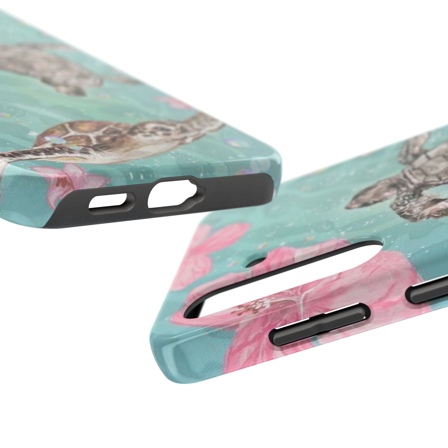 Tropical Turtle Phone Cases – Vibrant Sea Life Design, Perfect for Nature Lovers, Gift for Birthdays, Ocean Enthusiasts, Eco-Friendly