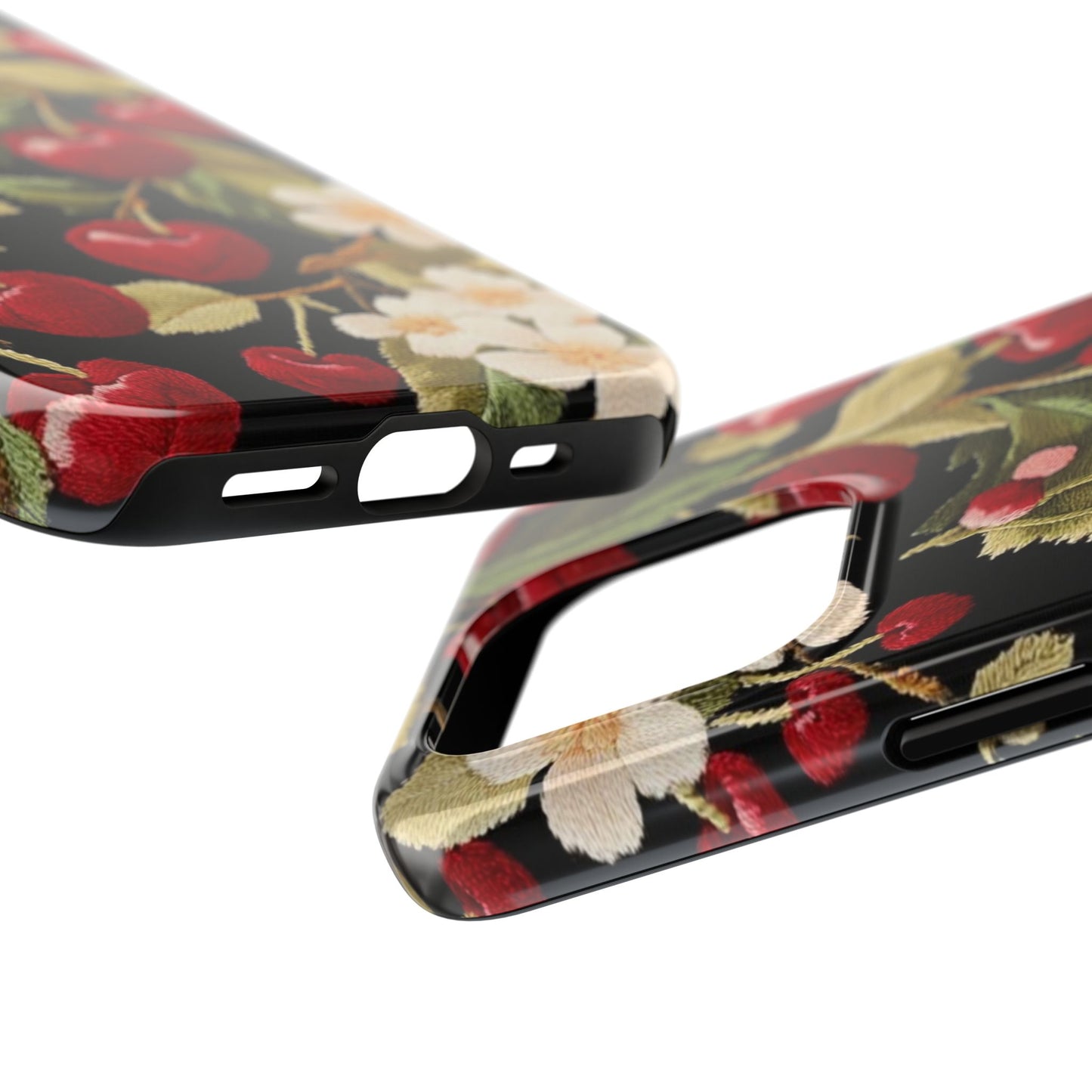 Charming Cherry Blossom Phone Case - Tough Phone Cases, Floral Accessories, Gift for Her, Durable Protection, Spring Vibes, Cute Design