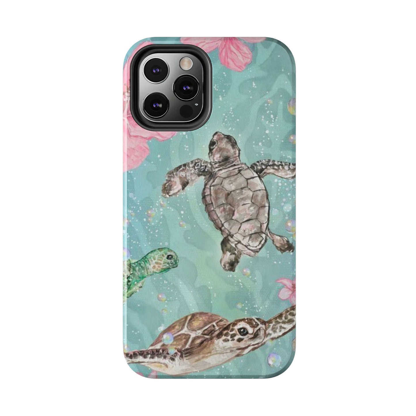 Tropical Turtle Phone Cases – Vibrant Sea Life Design, Perfect for Nature Lovers, Gift for Birthdays, Ocean Enthusiasts, Eco-Friendly
