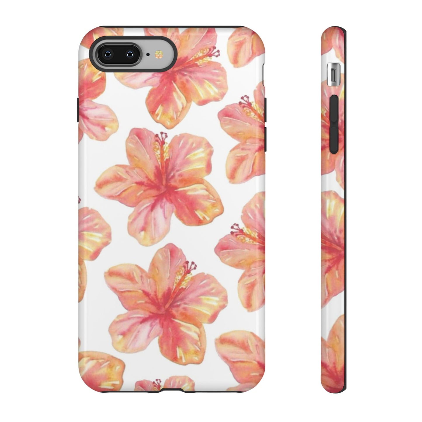 Tough Cases - Floral Phone Case, Tropical Hibiscus Design, Summer Accessory, Phone Protection, Gift for Her