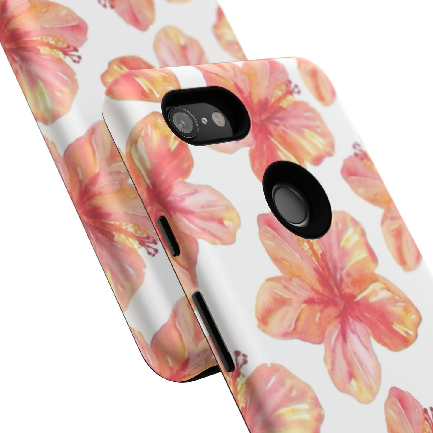 Tough Cases - Floral Phone Case, Tropical Hibiscus Design, Summer Accessory, Phone Protection, Gift for Her