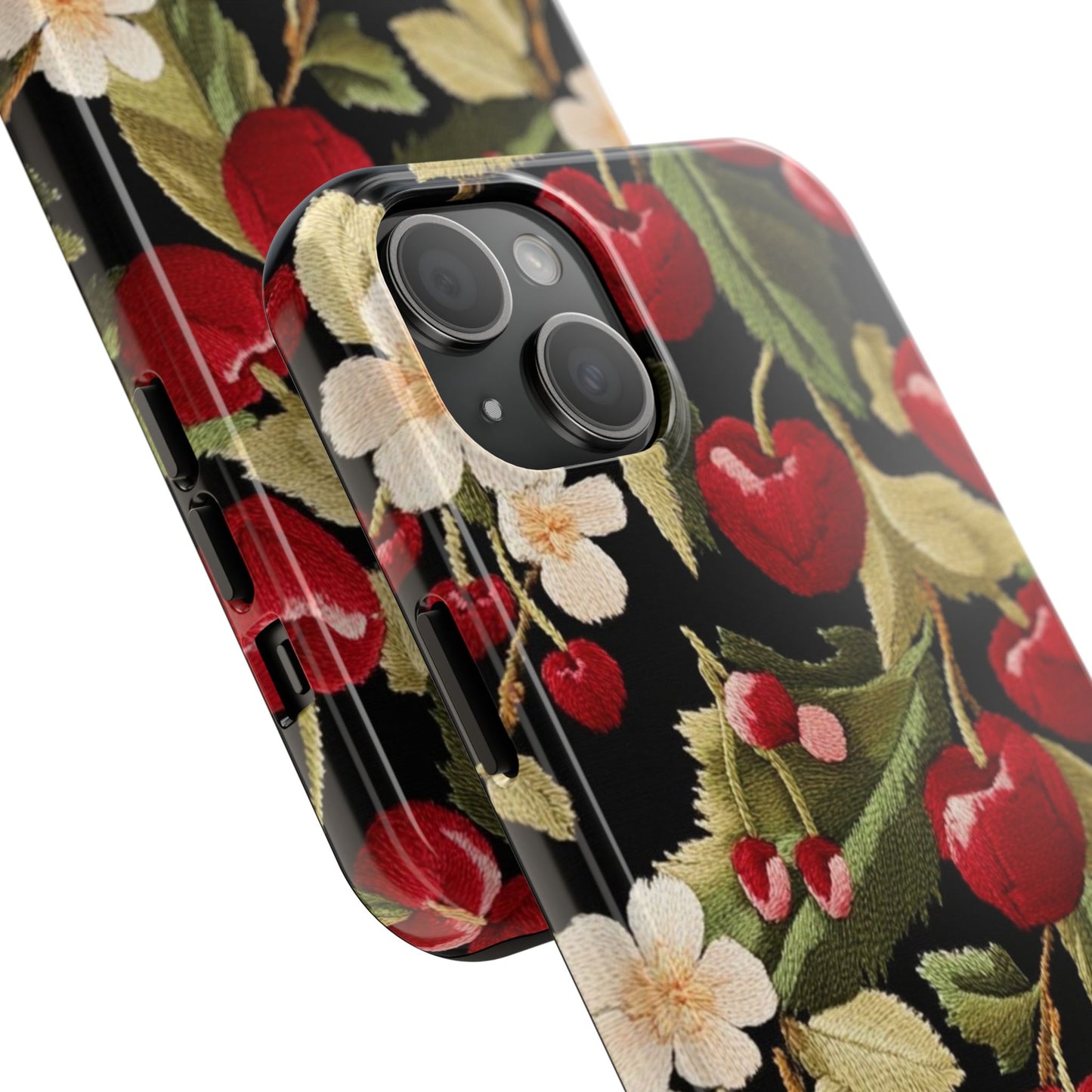 Charming Cherry Blossom Phone Case - Tough Phone Cases, Floral Accessories, Gift for Her, Durable Protection, Spring Vibes, Cute Design