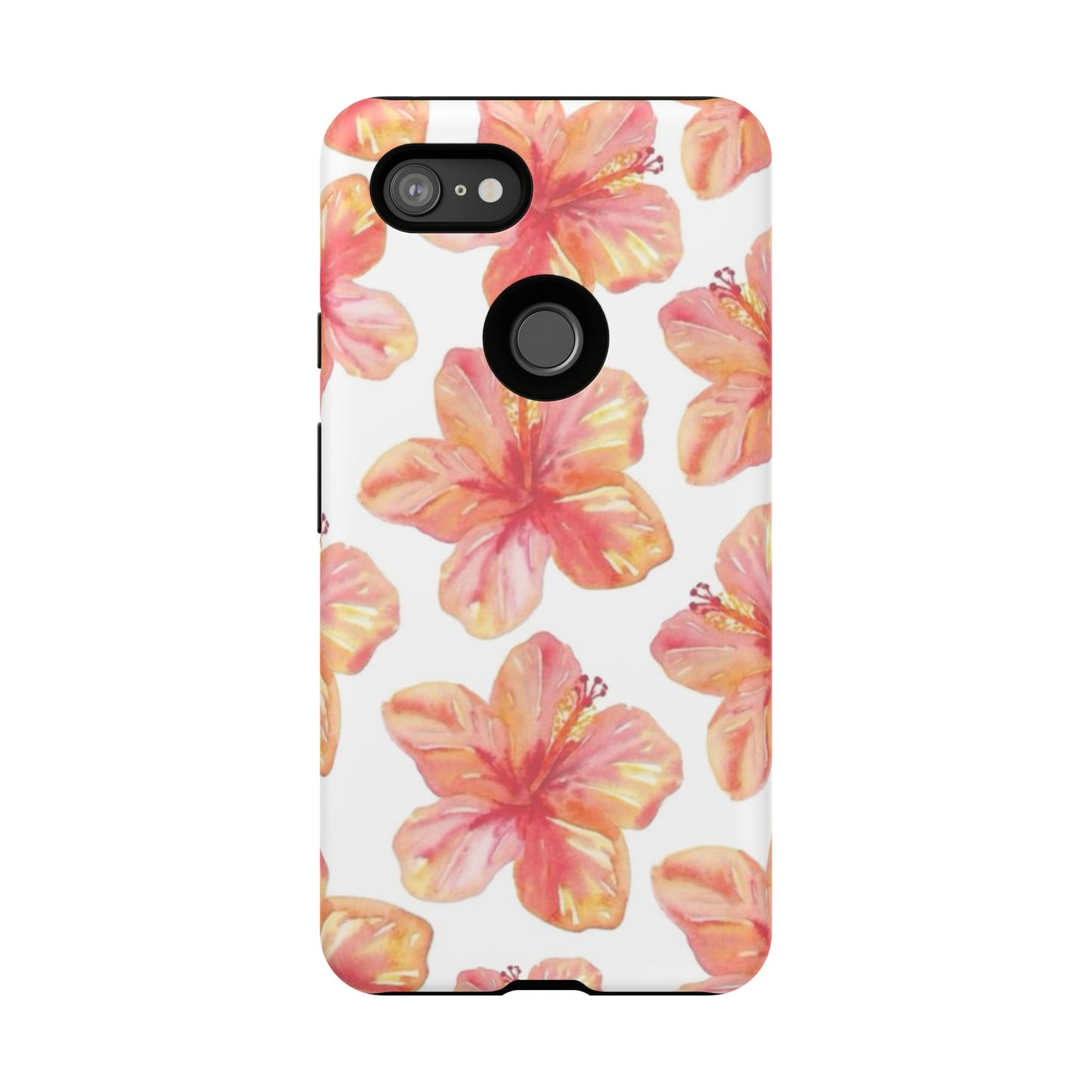 Tough Cases - Floral Phone Case, Tropical Hibiscus Design, Summer Accessory, Phone Protection, Gift for Her