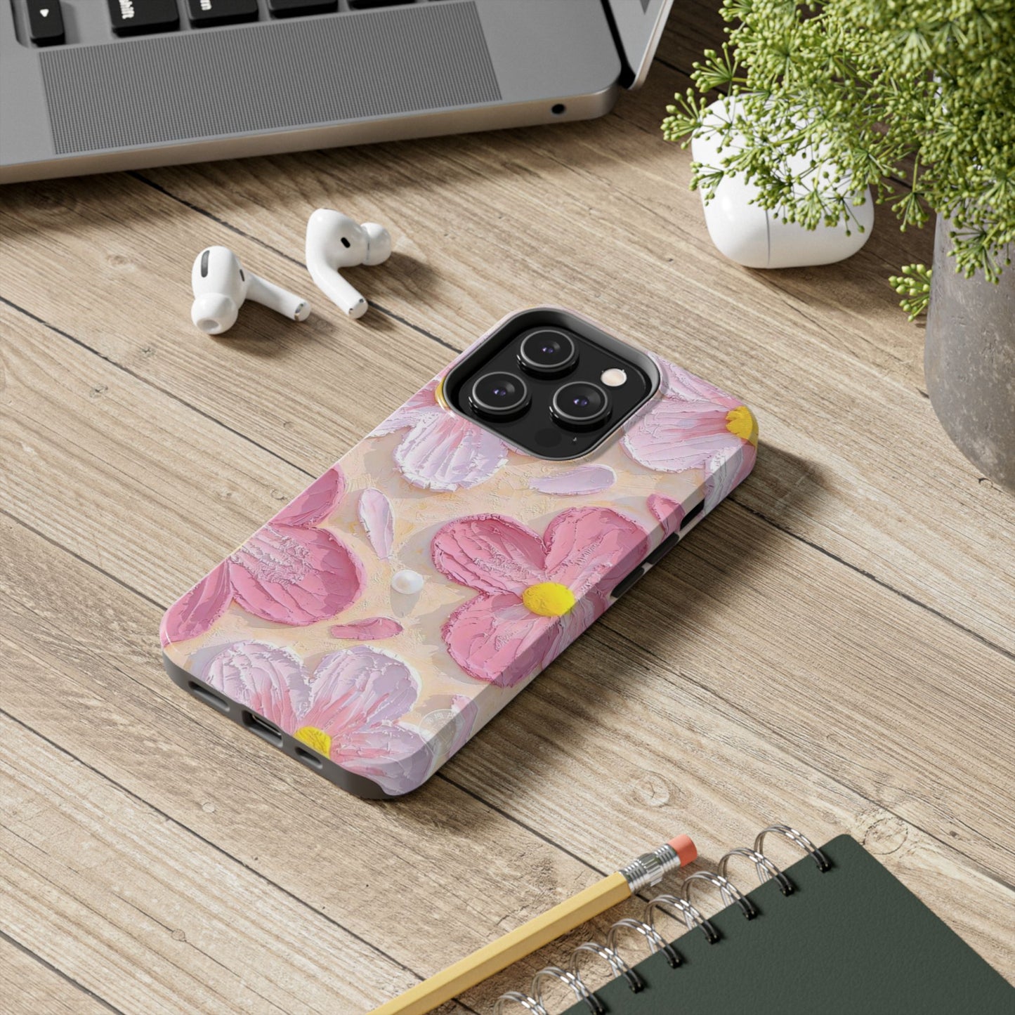 Floral Tough Phone Cases | Flower Design, Durable Protection, Gift for Women, Spring Accessory, Tech Lovers Present