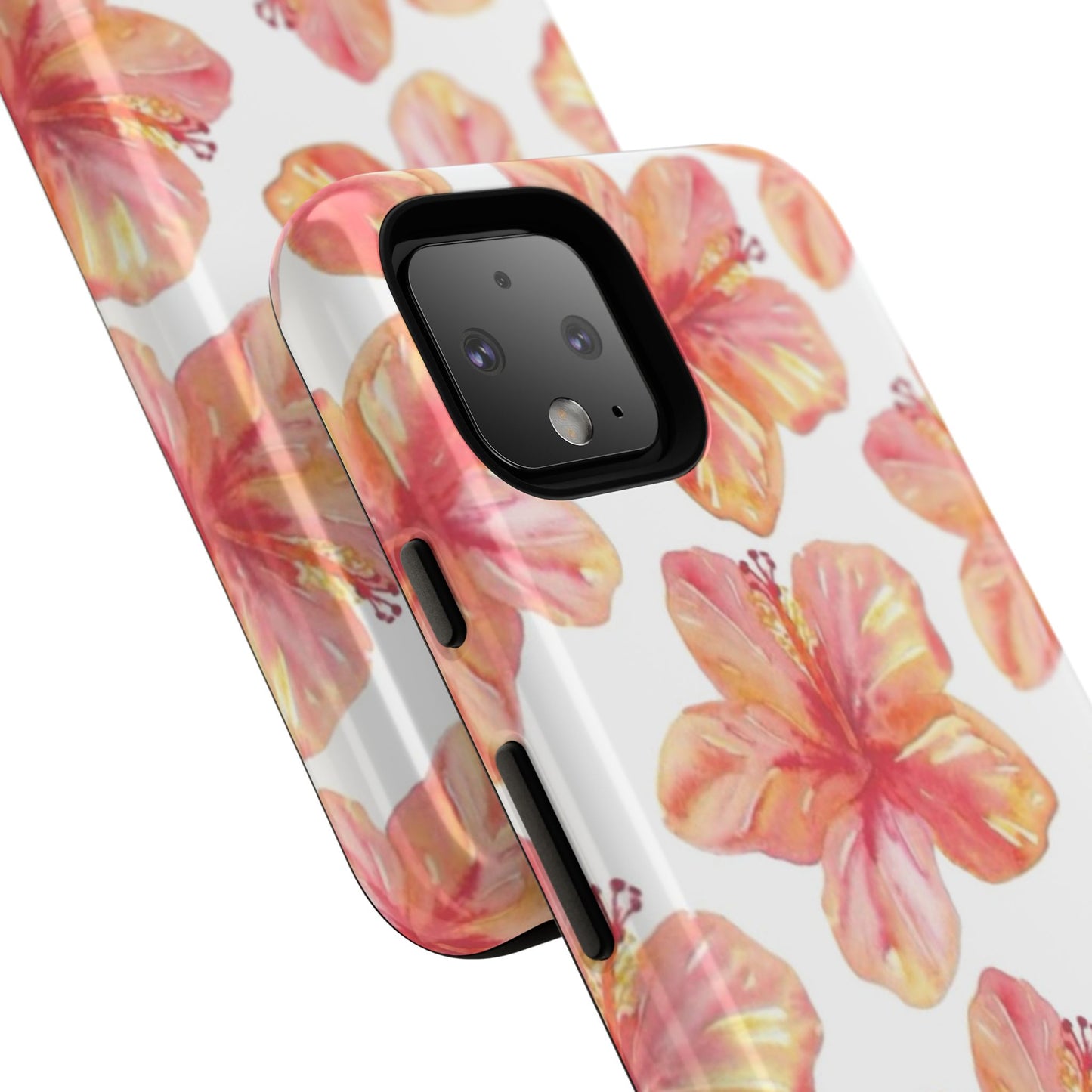 Tough Cases - Floral Phone Case, Tropical Hibiscus Design, Summer Accessory, Phone Protection, Gift for Her
