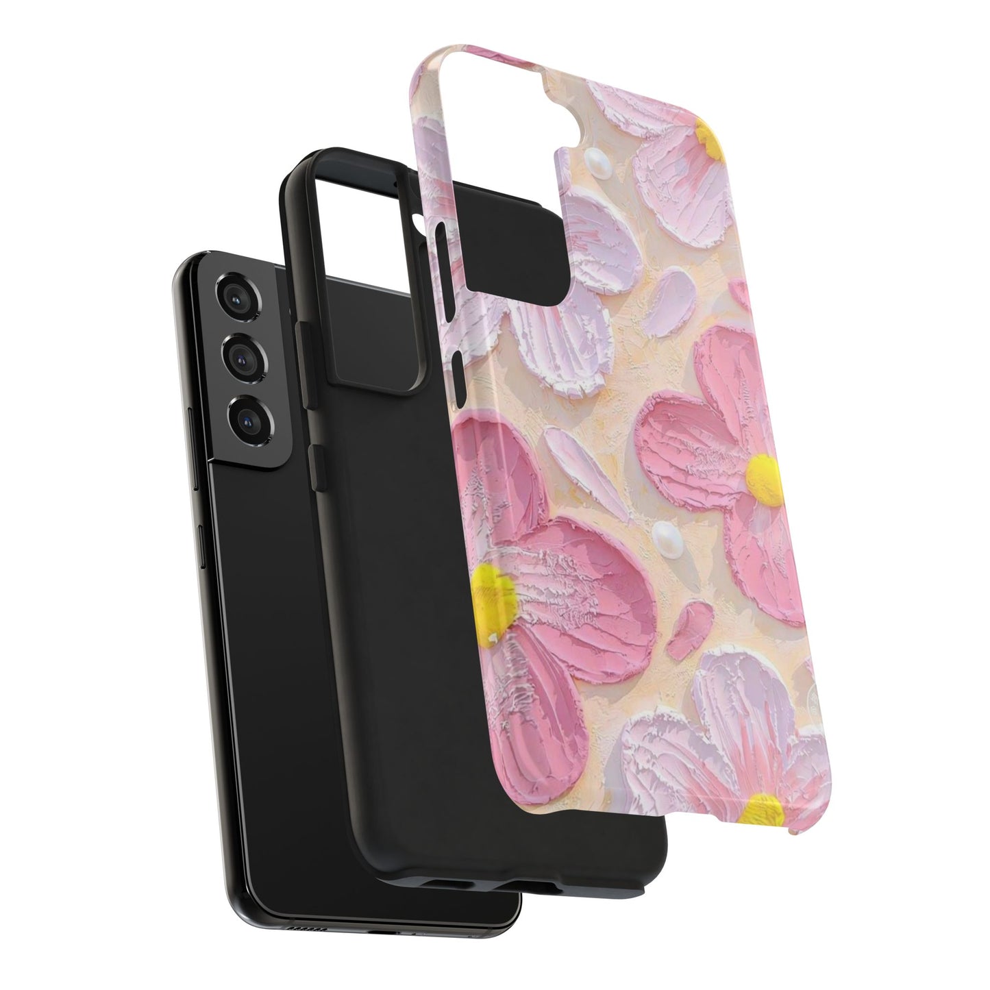 Floral Tough Phone Cases | Flower Design, Durable Protection, Gift for Women, Spring Accessory, Tech Lovers Present