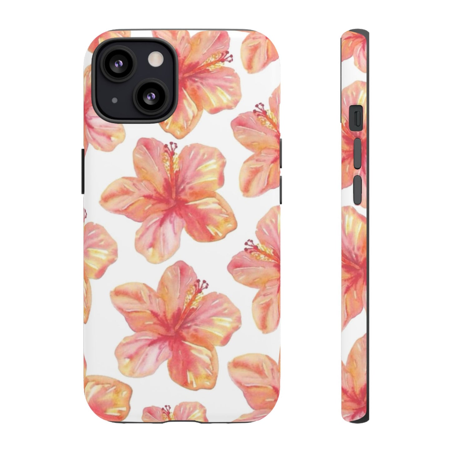 Tough Cases - Floral Phone Case, Tropical Hibiscus Design, Summer Accessory, Phone Protection, Gift for Her