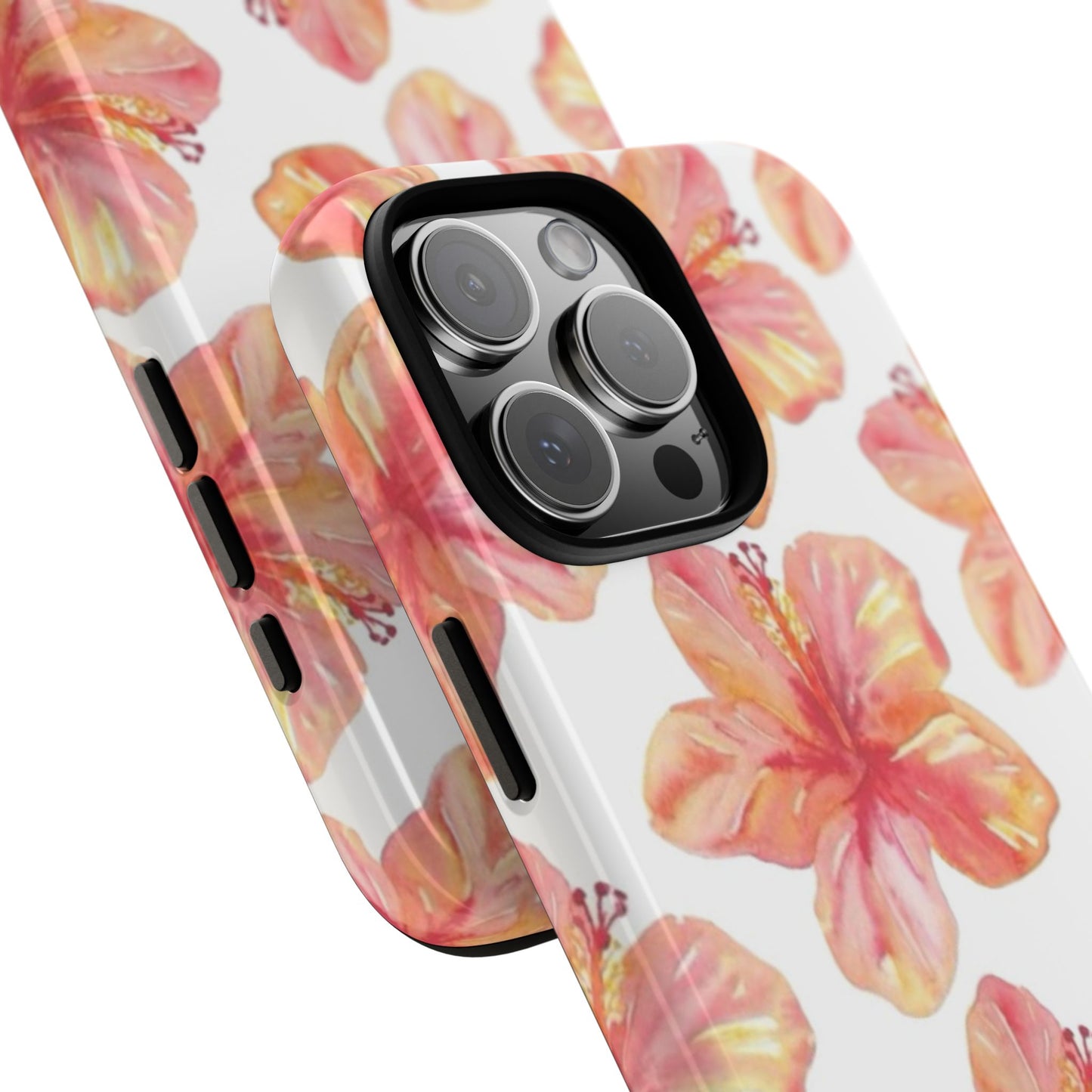 Tough Cases - Floral Phone Case, Tropical Hibiscus Design, Summer Accessory, Phone Protection, Gift for Her