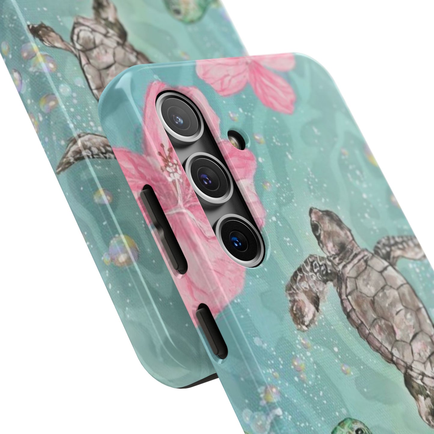 Tropical Turtle Phone Cases – Vibrant Sea Life Design, Perfect for Nature Lovers, Gift for Birthdays, Ocean Enthusiasts, Eco-Friendly