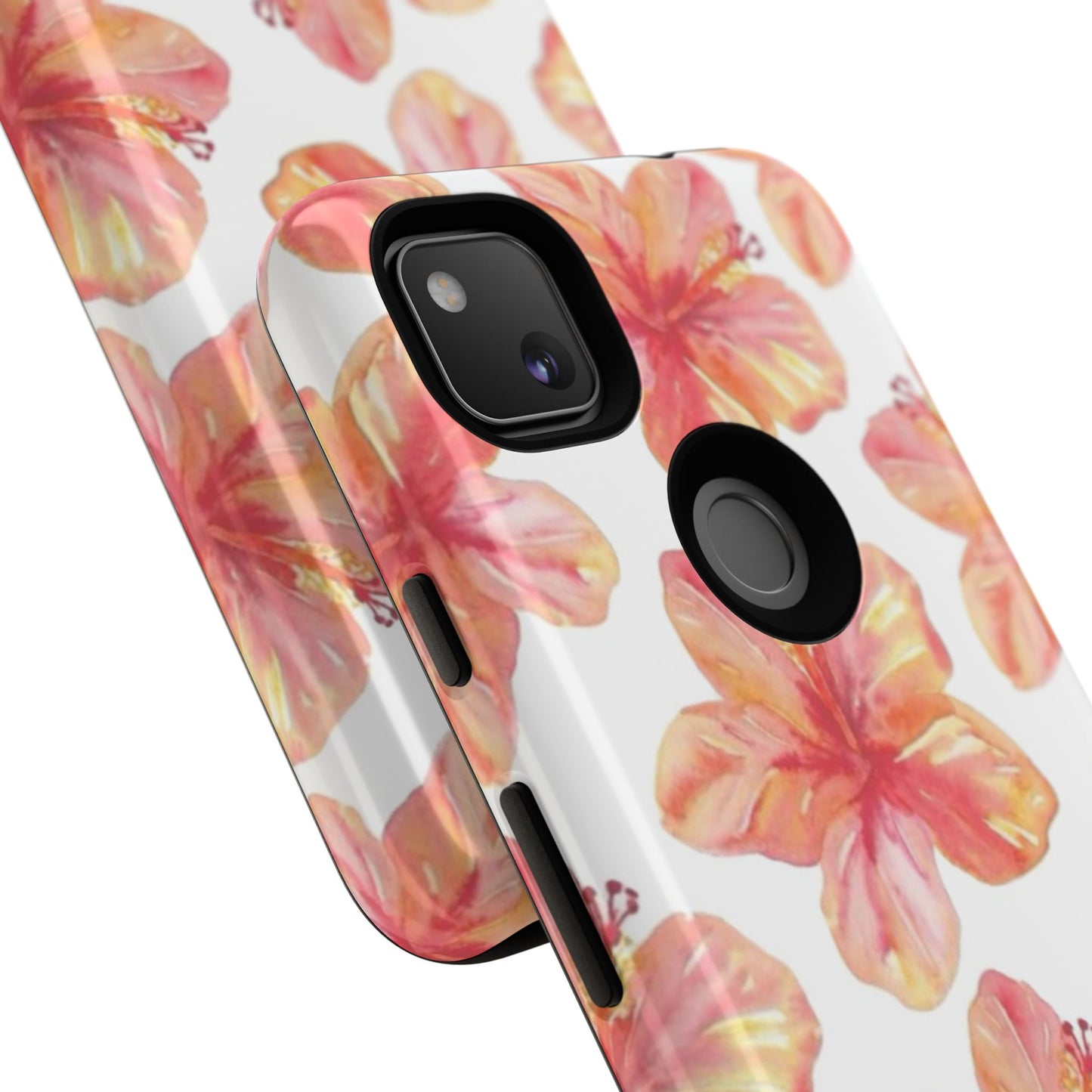 Tough Cases - Floral Phone Case, Tropical Hibiscus Design, Summer Accessory, Phone Protection, Gift for Her