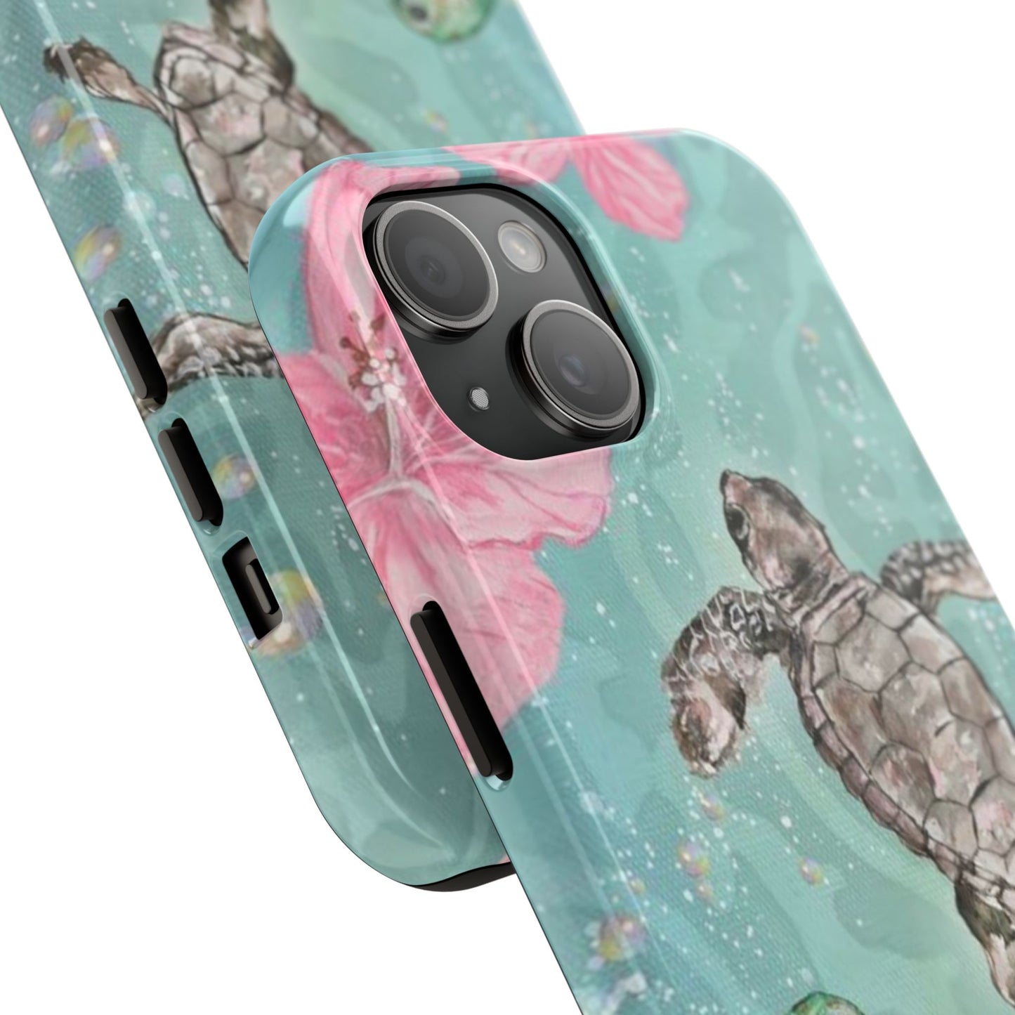 Tropical Turtle Phone Cases – Vibrant Sea Life Design, Perfect for Nature Lovers, Gift for Birthdays, Ocean Enthusiasts, Eco-Friendly