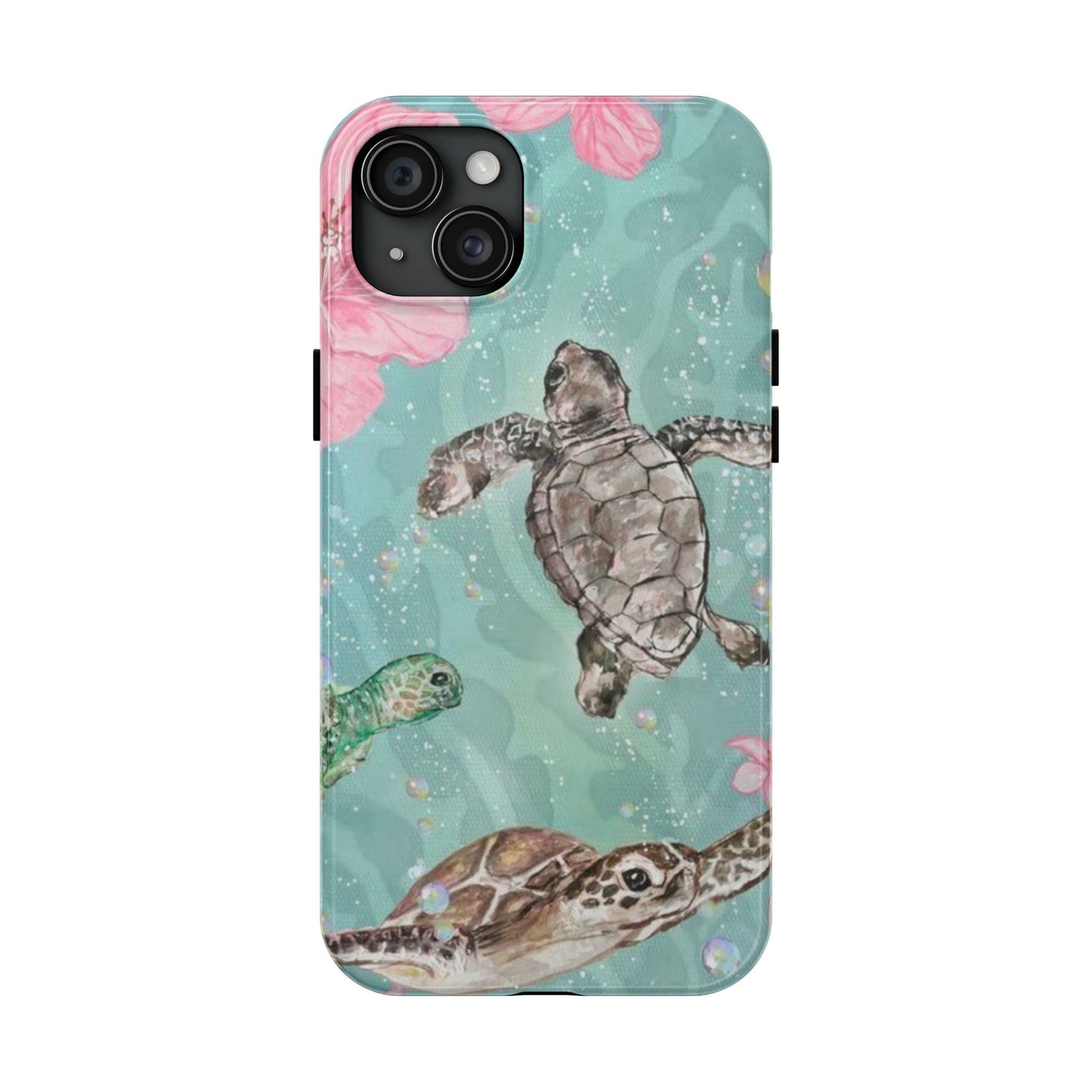 Tropical Turtle Phone Cases – Vibrant Sea Life Design, Perfect for Nature Lovers, Gift for Birthdays, Ocean Enthusiasts, Eco-Friendly