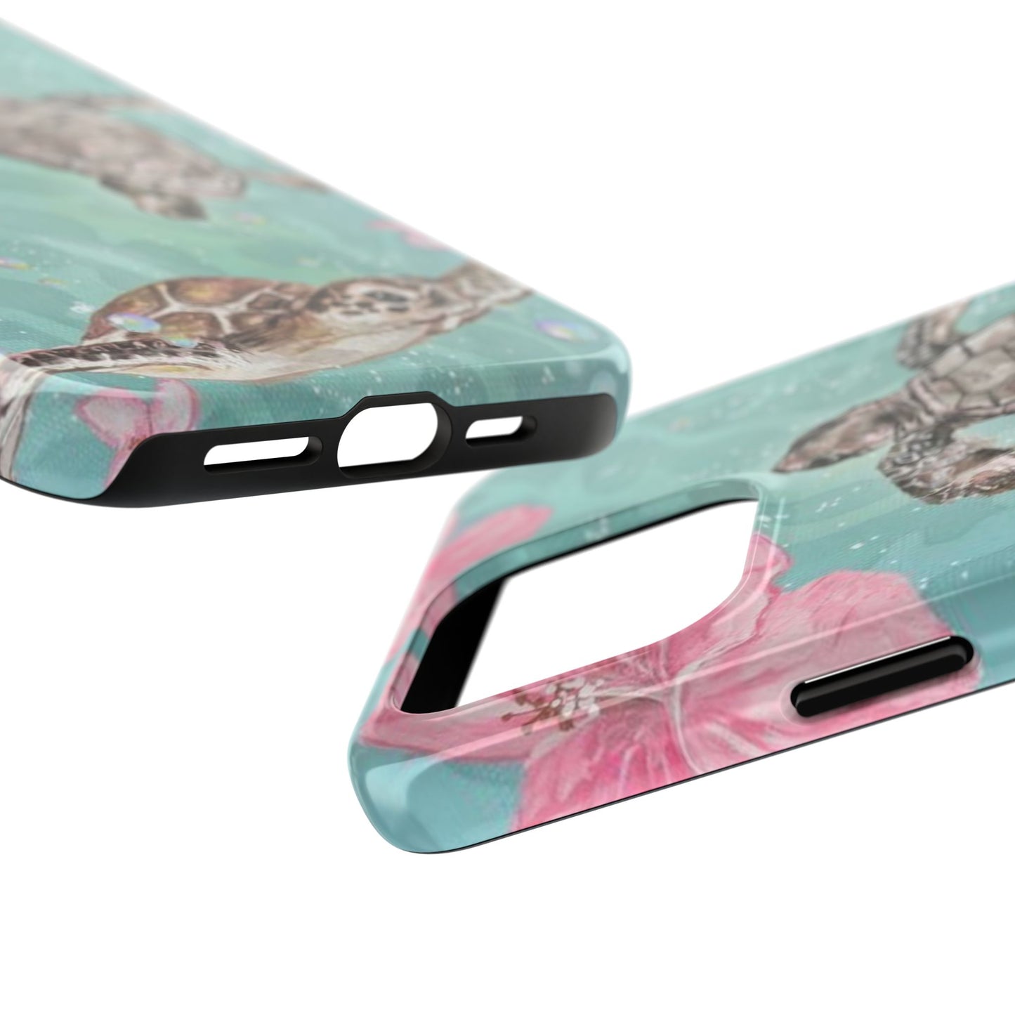 Tropical Turtle Phone Cases – Vibrant Sea Life Design, Perfect for Nature Lovers, Gift for Birthdays, Ocean Enthusiasts, Eco-Friendly