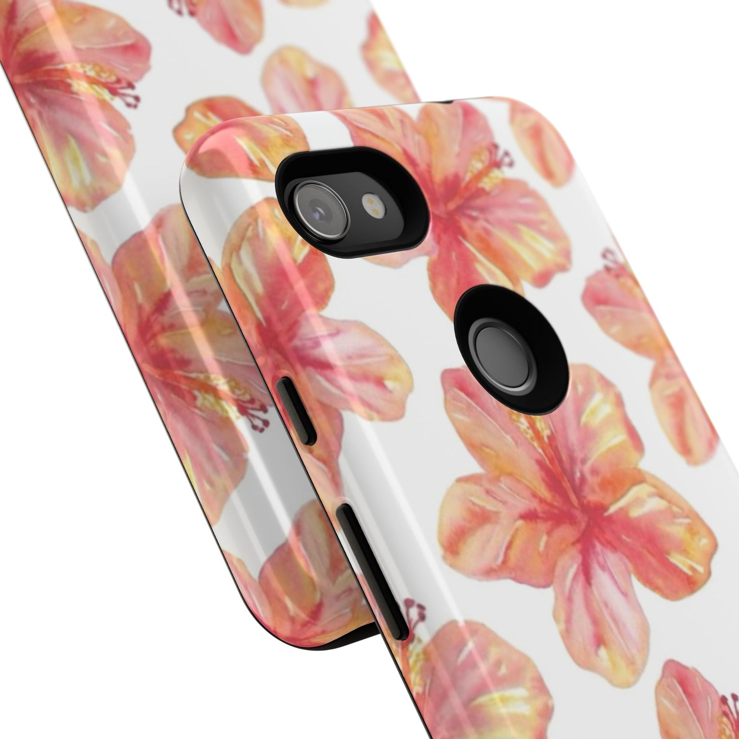 Tough Cases - Floral Phone Case, Tropical Hibiscus Design, Summer Accessory, Phone Protection, Gift for Her