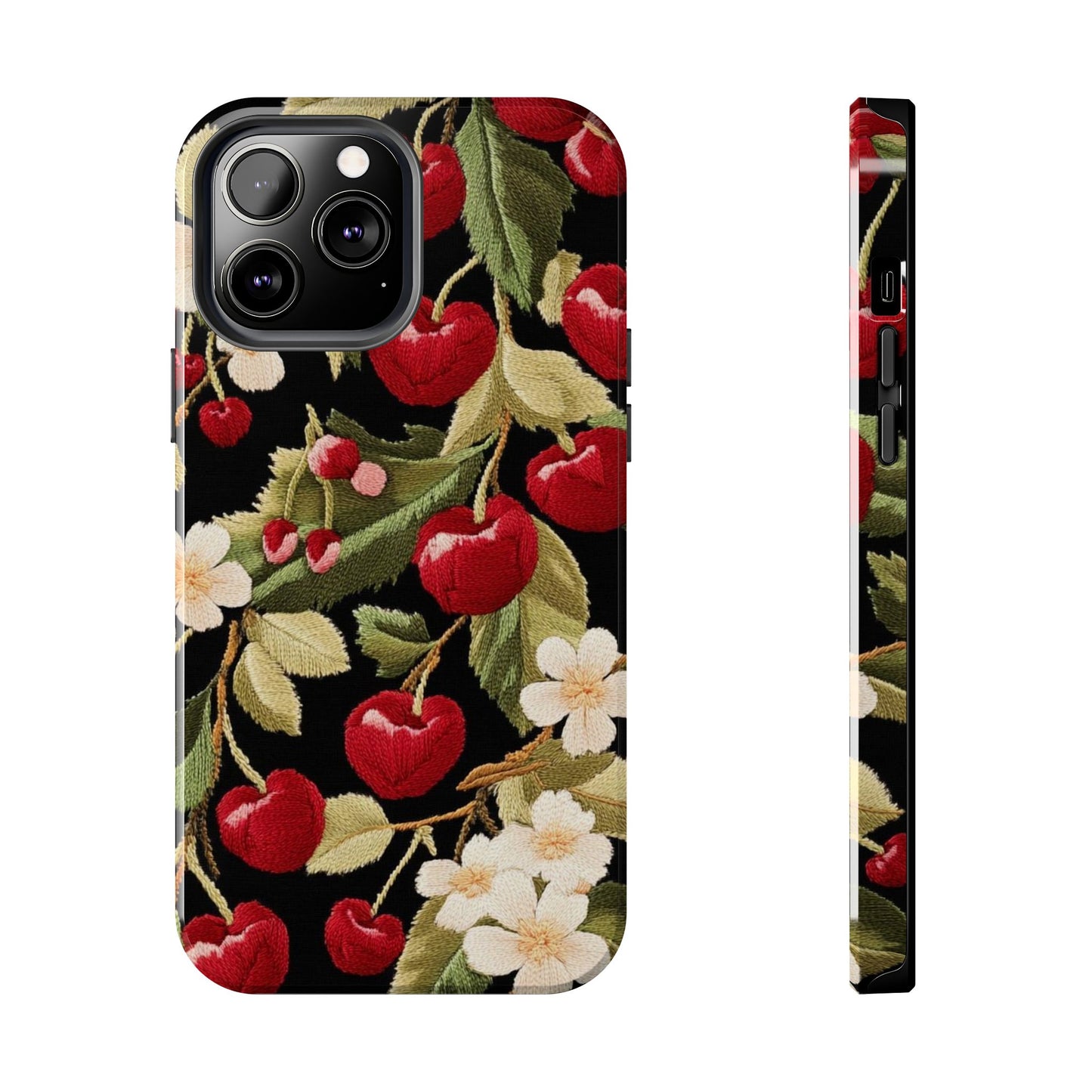 Charming Cherry Blossom Phone Case - Tough Phone Cases, Floral Accessories, Gift for Her, Durable Protection, Spring Vibes, Cute Design