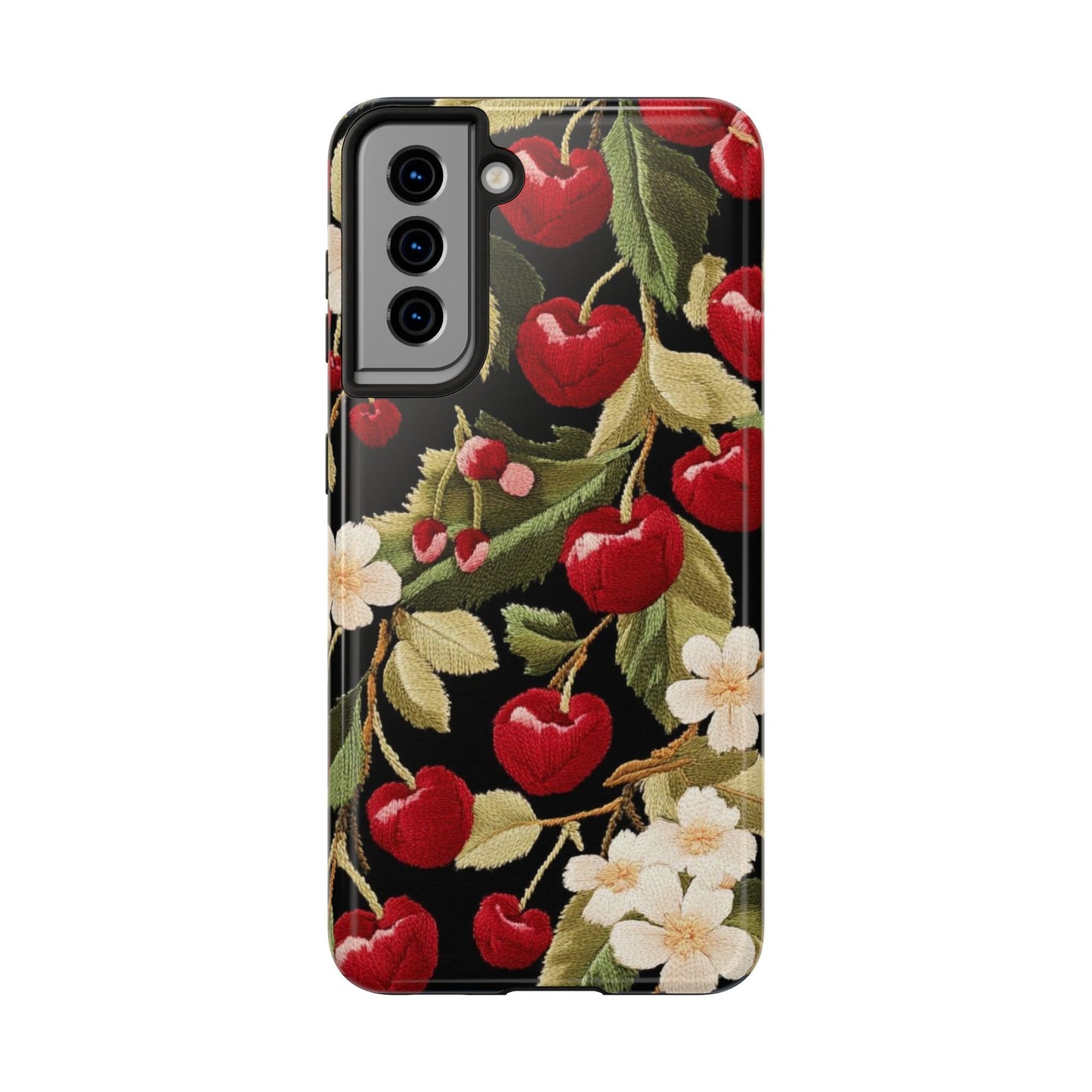 Charming Cherry Blossom Phone Case - Tough Phone Cases, Floral Accessories, Gift for Her, Durable Protection, Spring Vibes, Cute Design