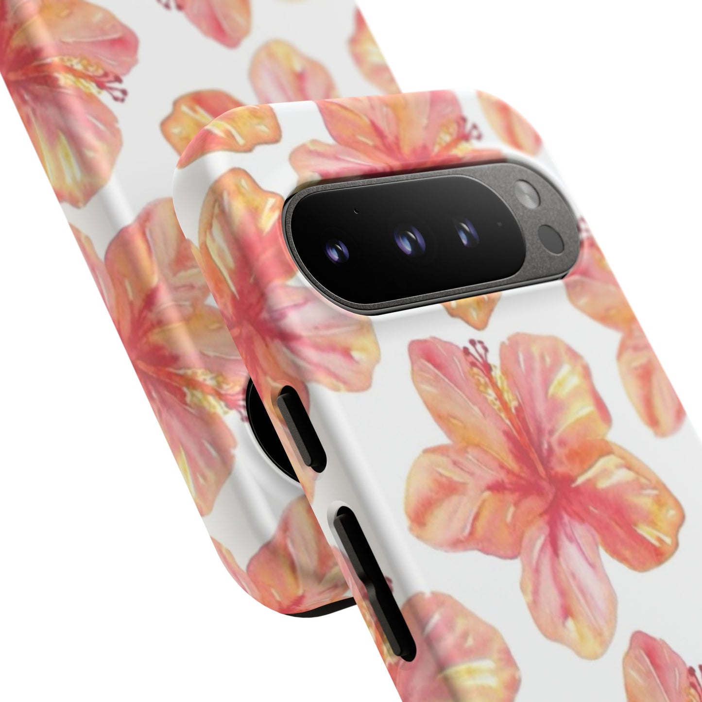 Tough Cases - Floral Phone Case, Tropical Hibiscus Design, Summer Accessory, Phone Protection, Gift for Her