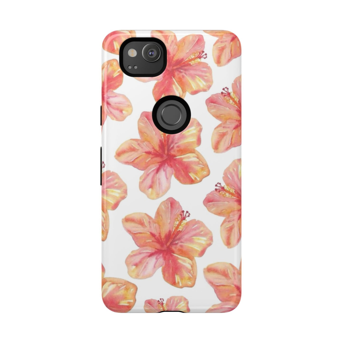 Tough Cases - Floral Phone Case, Tropical Hibiscus Design, Summer Accessory, Phone Protection, Gift for Her