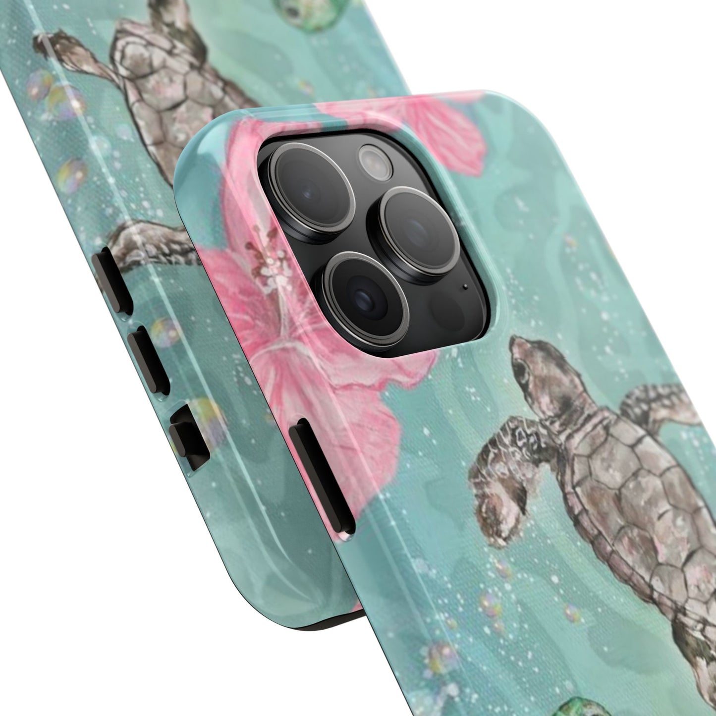 Tropical Turtle Phone Cases – Vibrant Sea Life Design, Perfect for Nature Lovers, Gift for Birthdays, Ocean Enthusiasts, Eco-Friendly