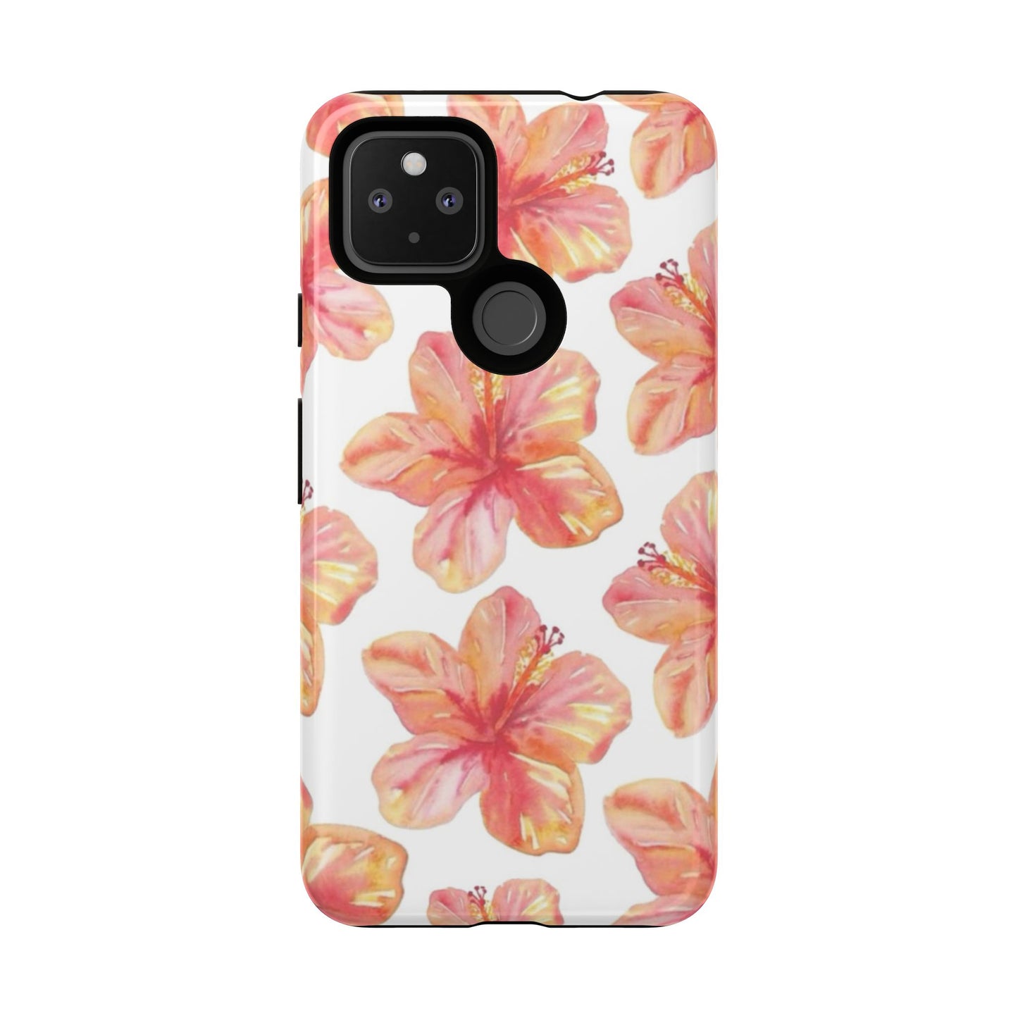 Tough Cases - Floral Phone Case, Tropical Hibiscus Design, Summer Accessory, Phone Protection, Gift for Her