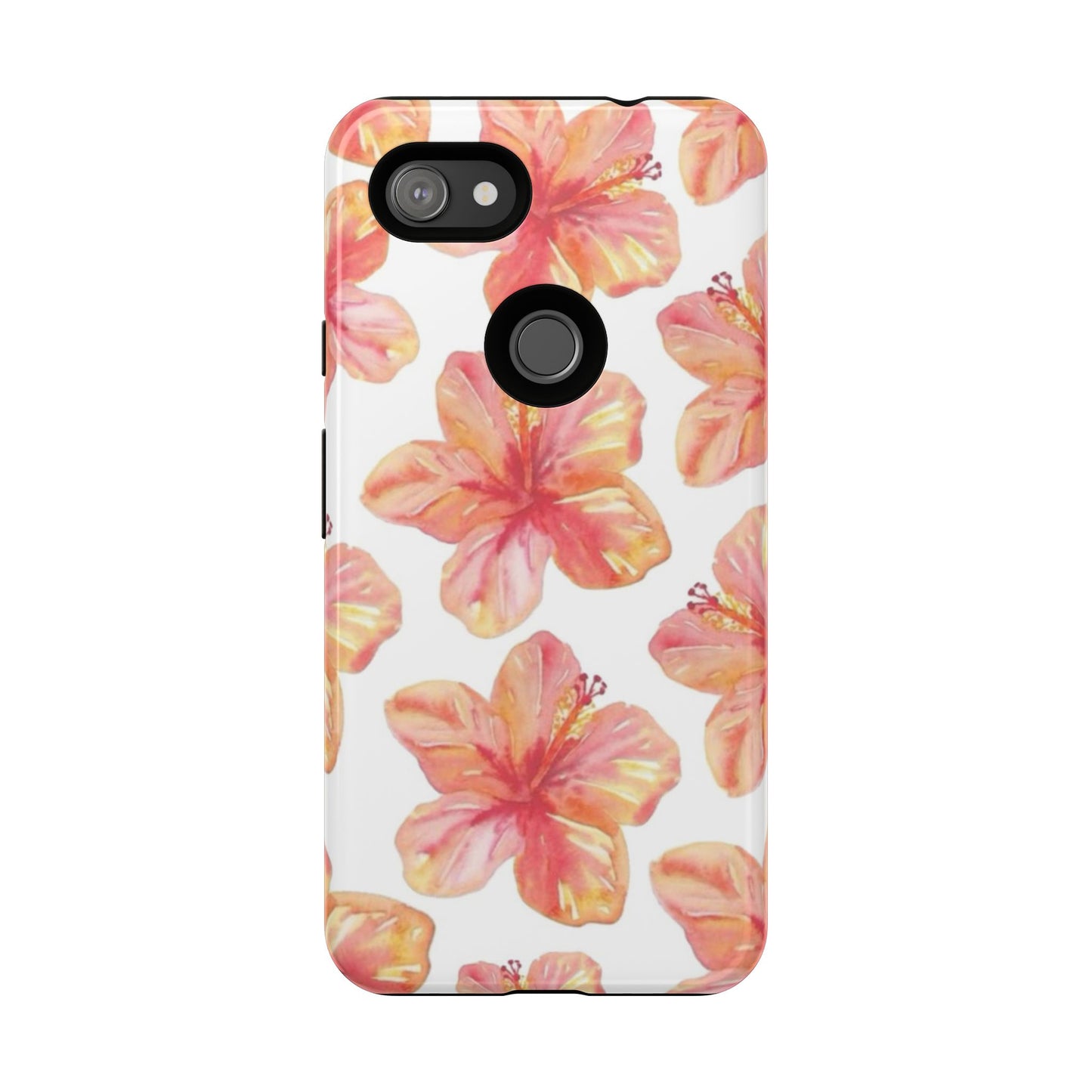 Tough Cases - Floral Phone Case, Tropical Hibiscus Design, Summer Accessory, Phone Protection, Gift for Her