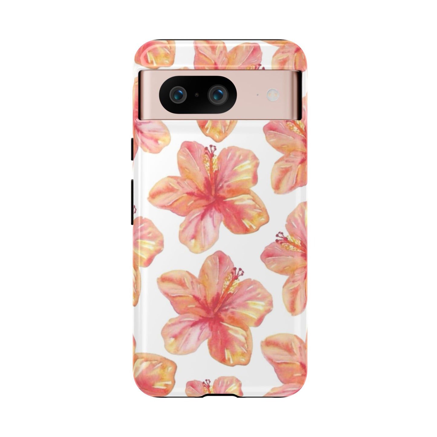 Tough Cases - Floral Phone Case, Tropical Hibiscus Design, Summer Accessory, Phone Protection, Gift for Her