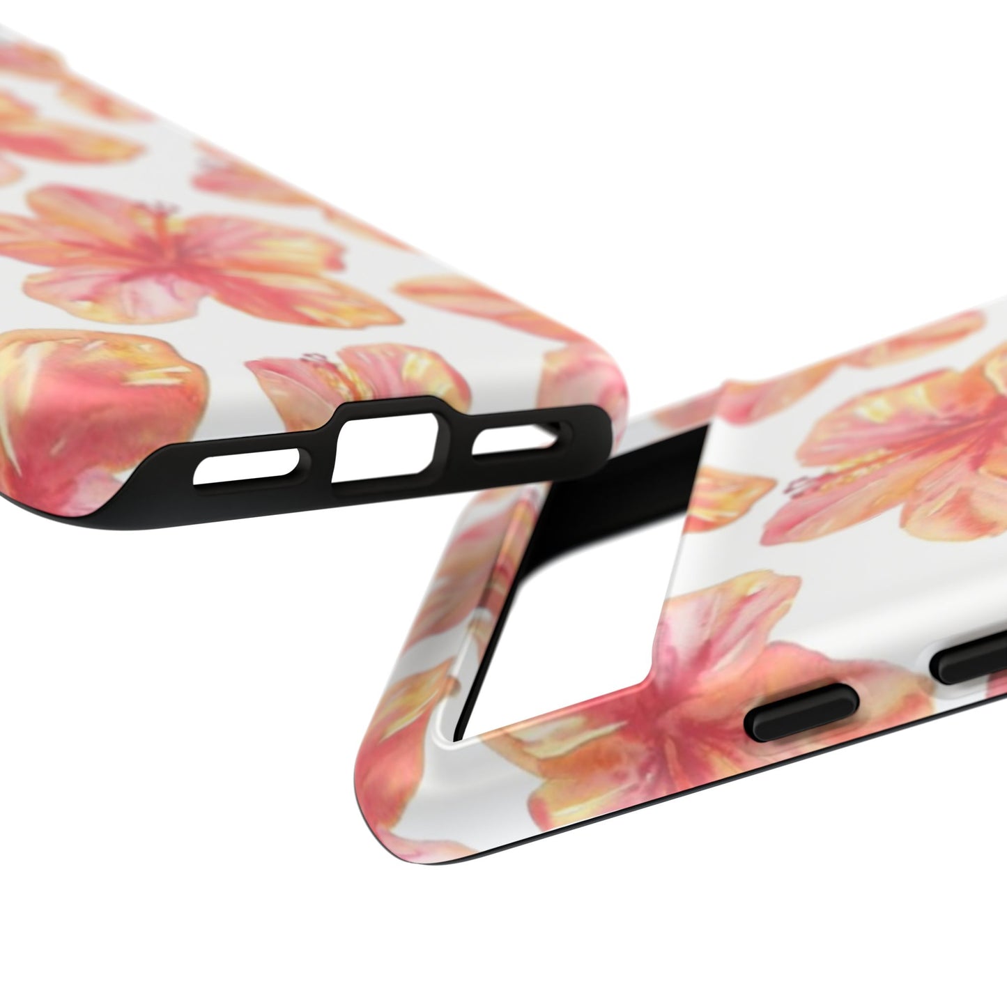 Tough Cases - Floral Phone Case, Tropical Hibiscus Design, Summer Accessory, Phone Protection, Gift for Her