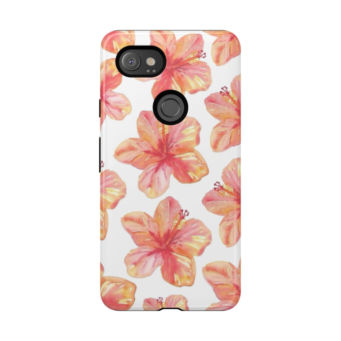 Tough Cases - Floral Phone Case, Tropical Hibiscus Design, Summer Accessory, Phone Protection, Gift for Her
