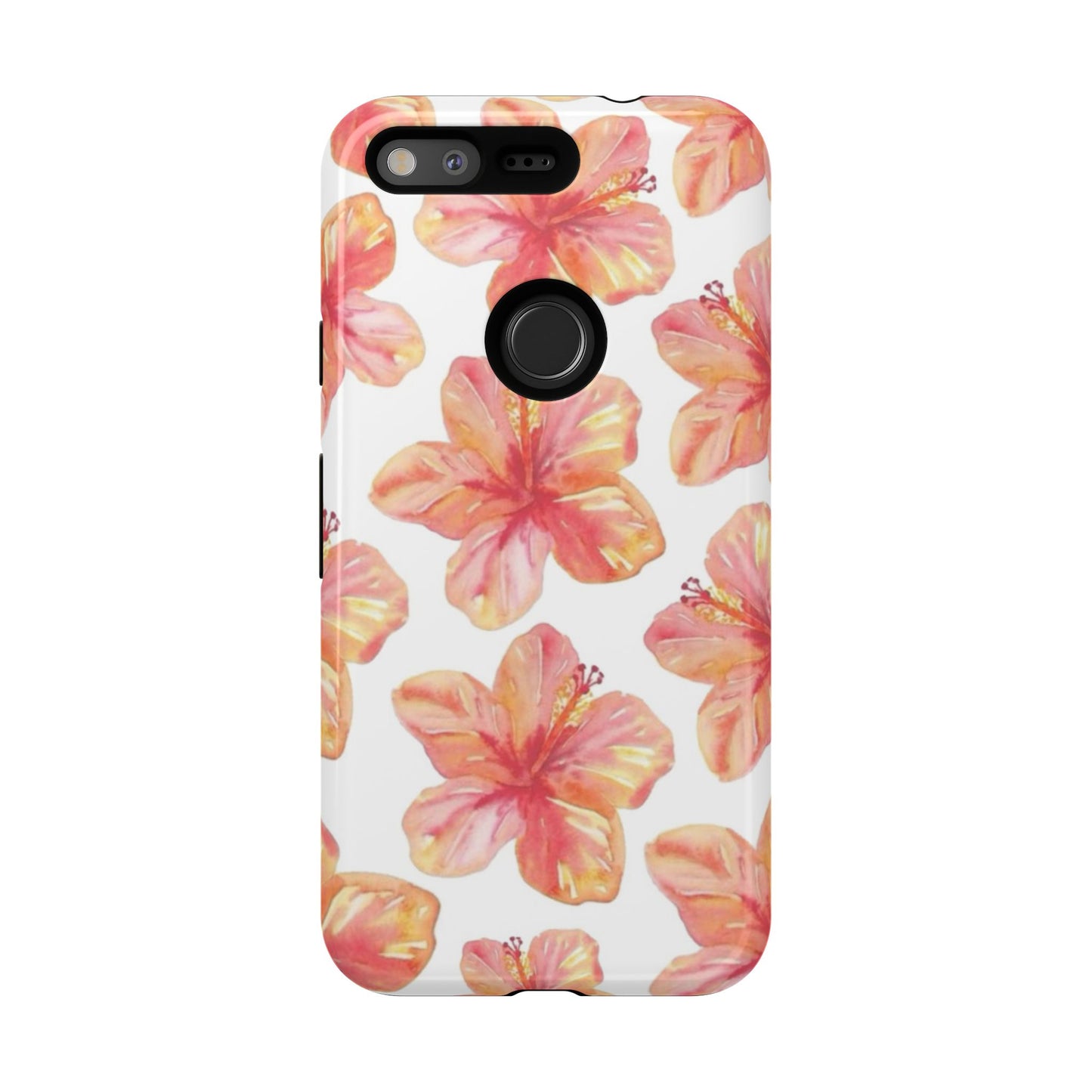 Tough Cases - Floral Phone Case, Tropical Hibiscus Design, Summer Accessory, Phone Protection, Gift for Her