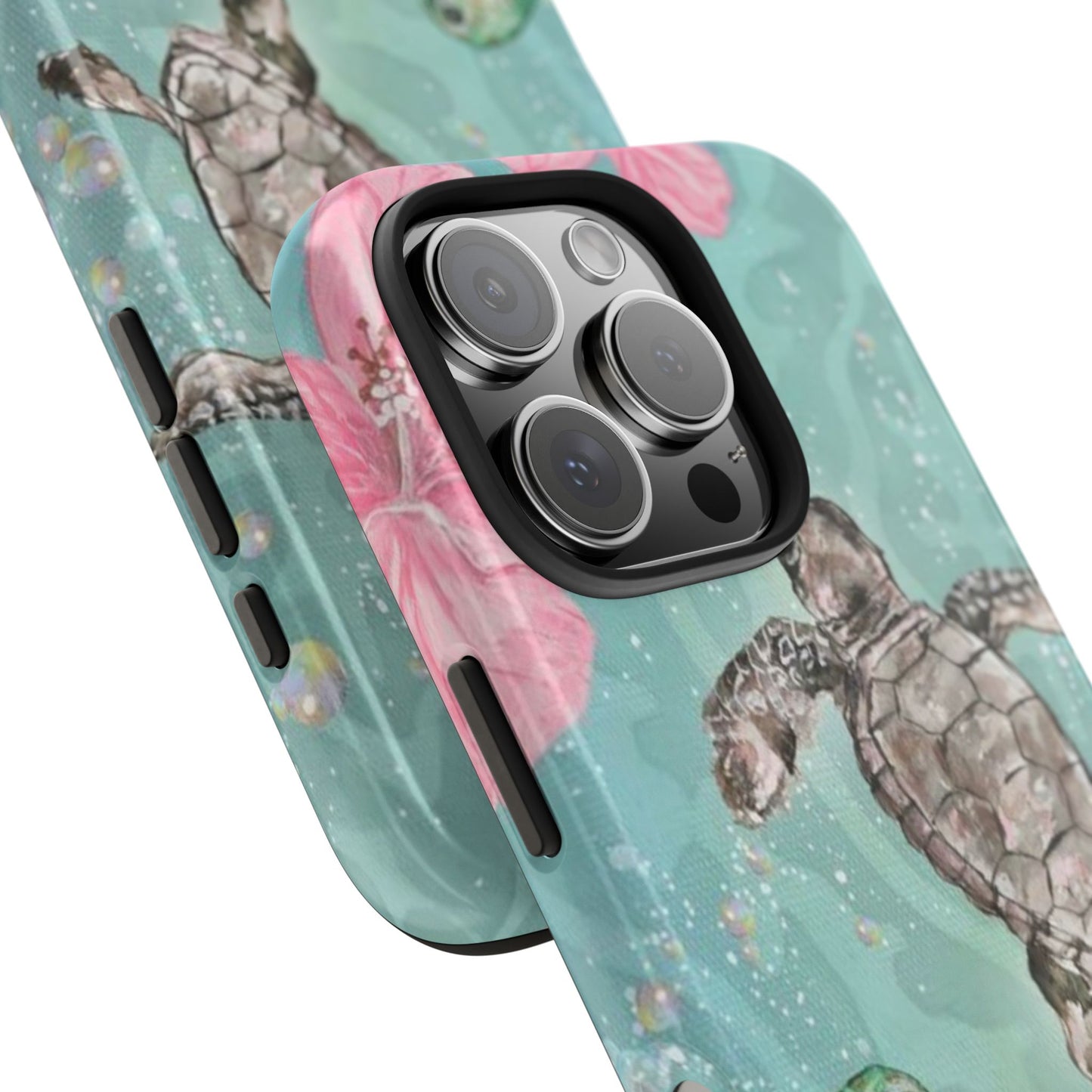 Tropical Turtle Phone Cases – Vibrant Sea Life Design, Perfect for Nature Lovers, Gift for Birthdays, Ocean Enthusiasts, Eco-Friendly
