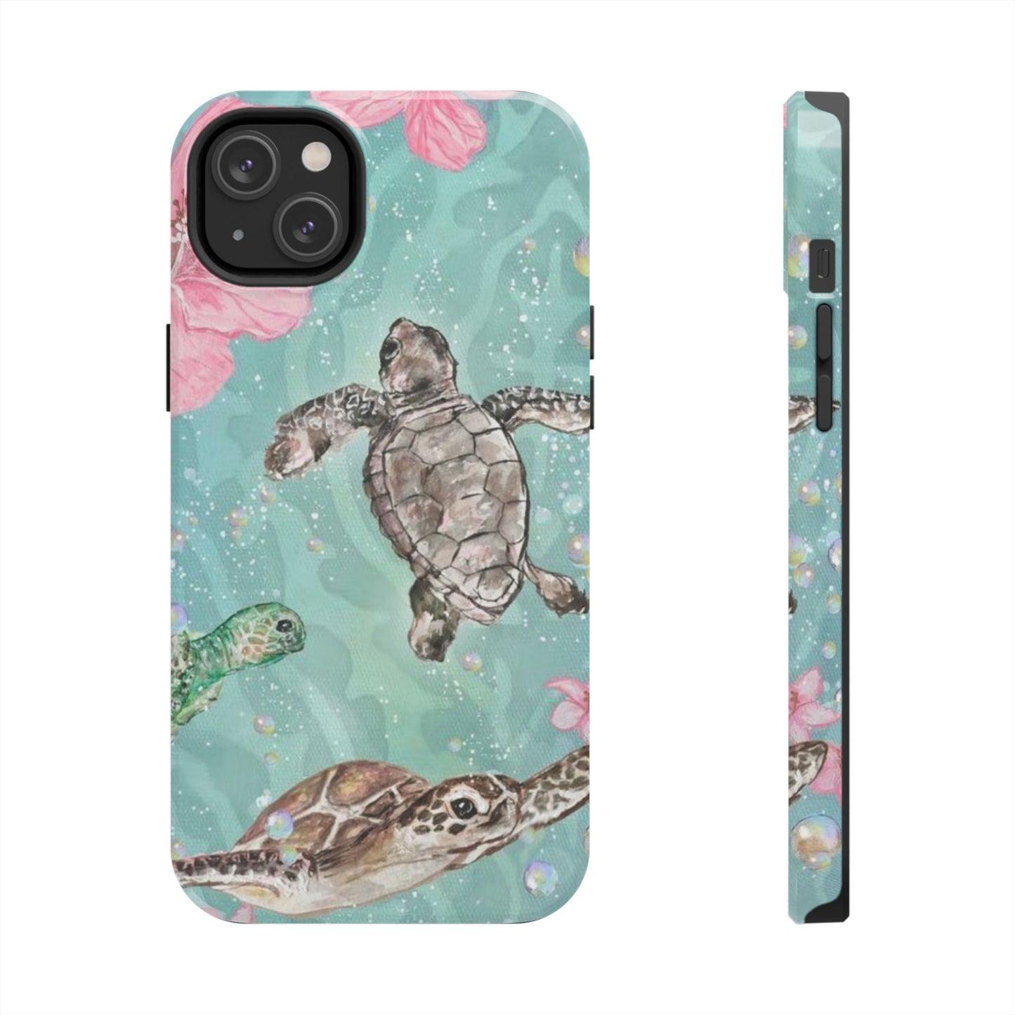 Tropical Turtle Phone Cases – Vibrant Sea Life Design, Perfect for Nature Lovers, Gift for Birthdays, Ocean Enthusiasts, Eco-Friendly